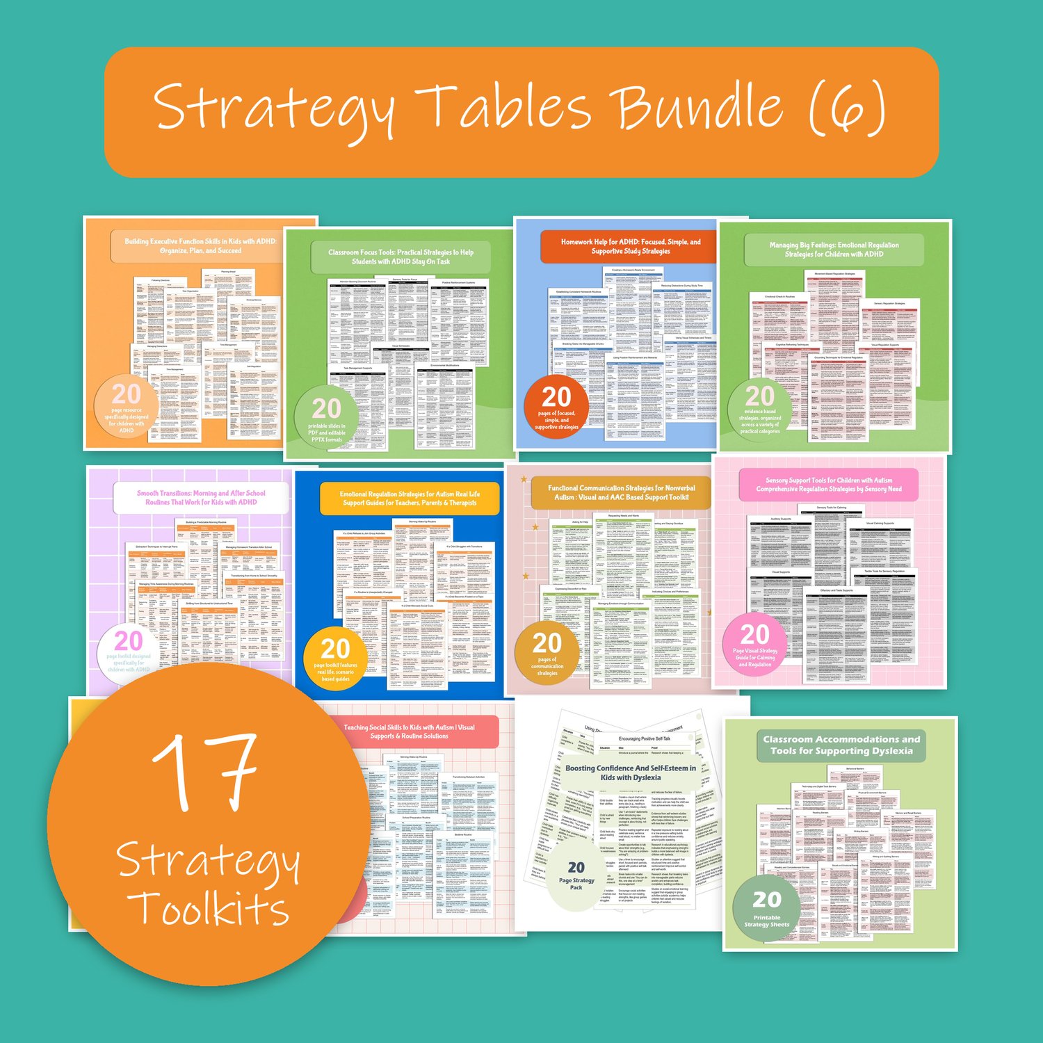 Strategy Tables Bundle (6)