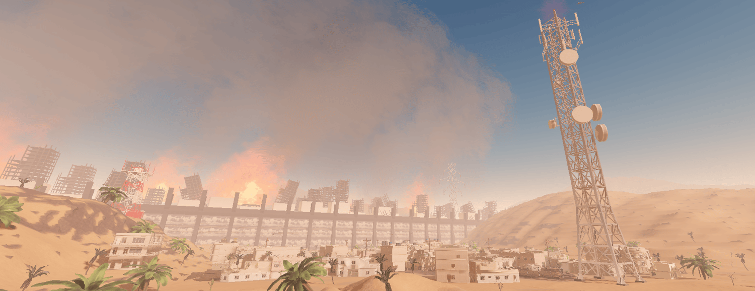 Mountain valley warzone