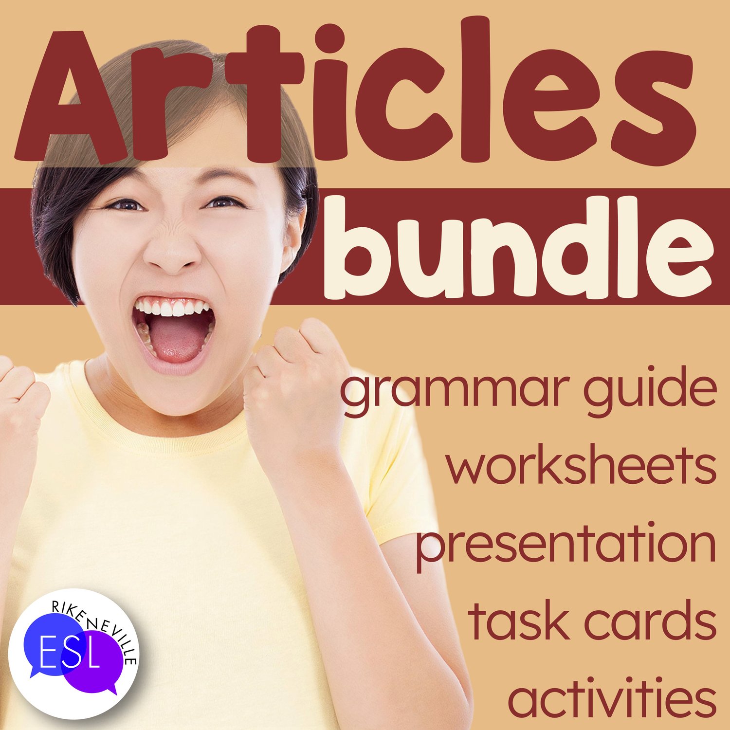 Definite & Indefinite Articles in Grammar a-the-an PRESENTATION - Adult ESL