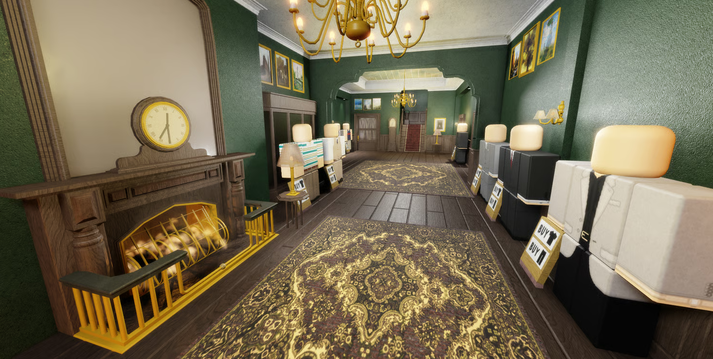 Vintage Tailor Store Roblox Roleplay Interior