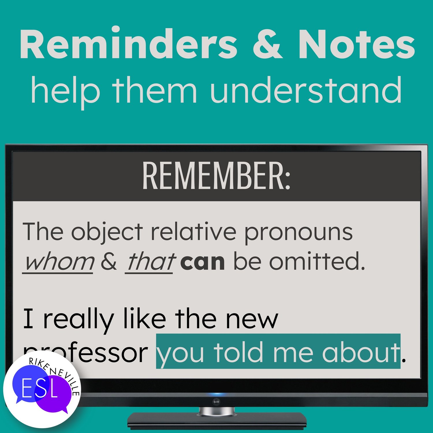 Adjective Clauses Relative Clauses Presentation for Adult ESL Grammar