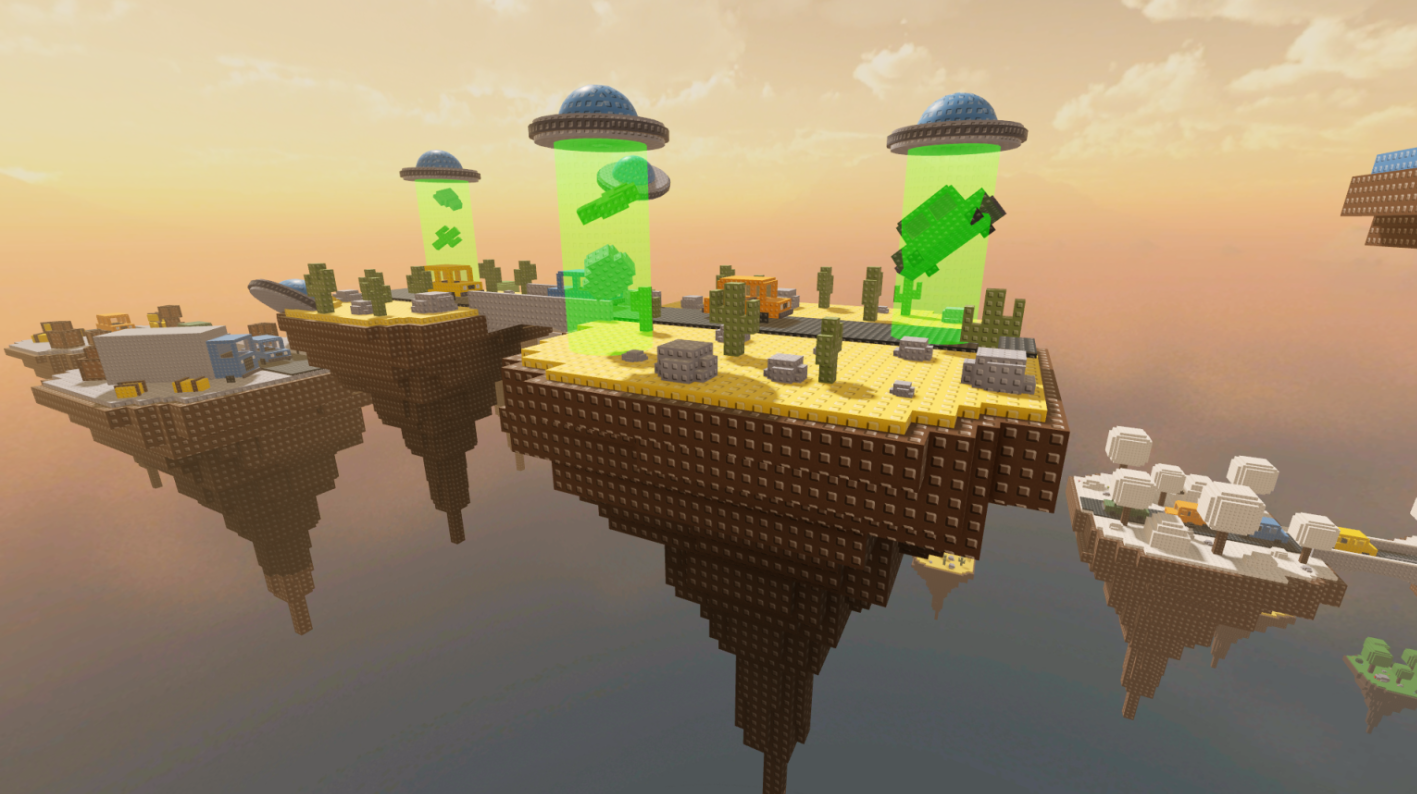 Classic Roblox floating island game