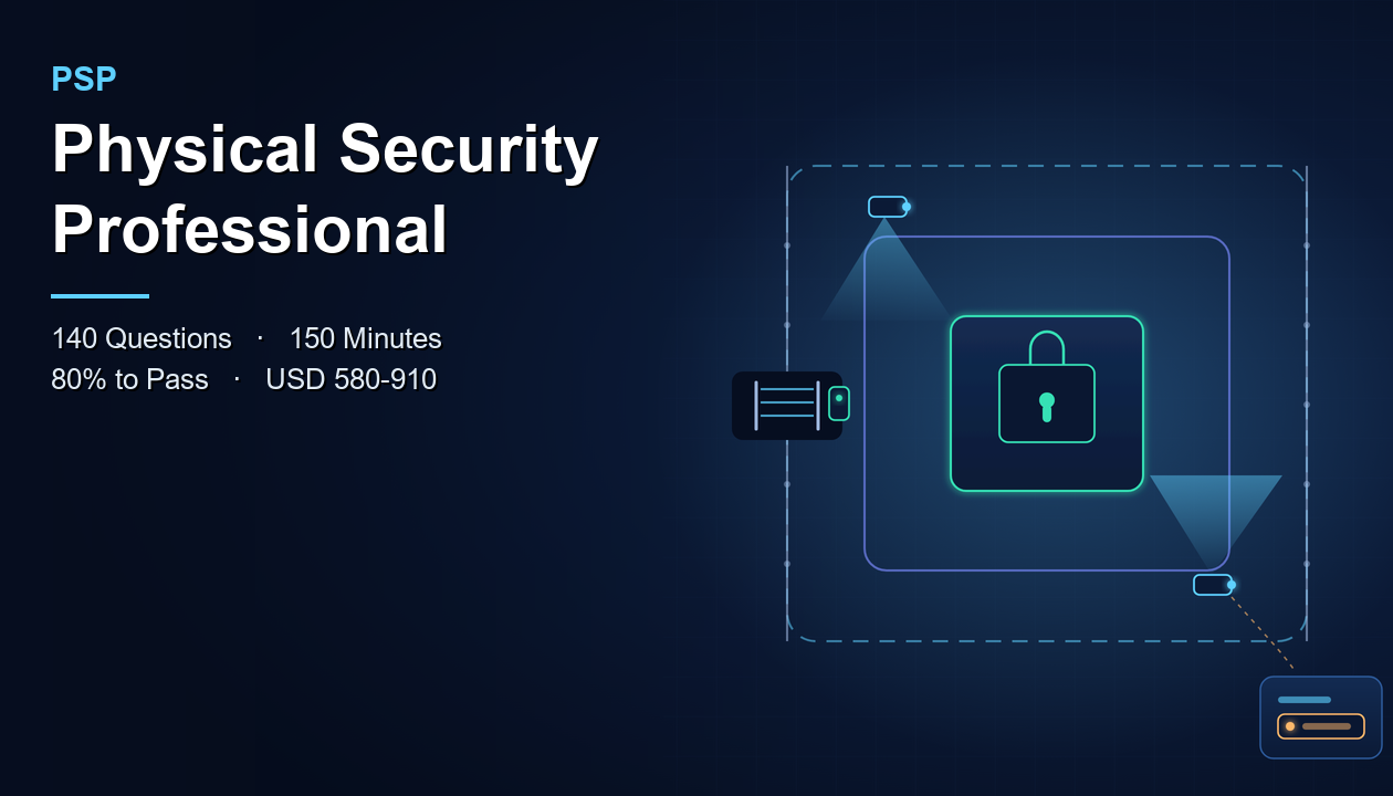 ASIS PSP physical security exam banner
