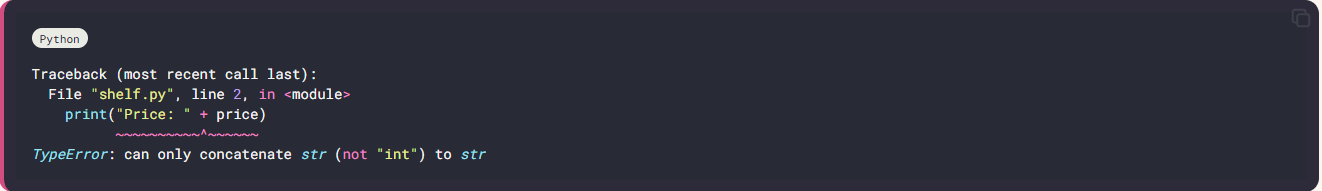 TypeError: can only concatenate str (not “int”) to str