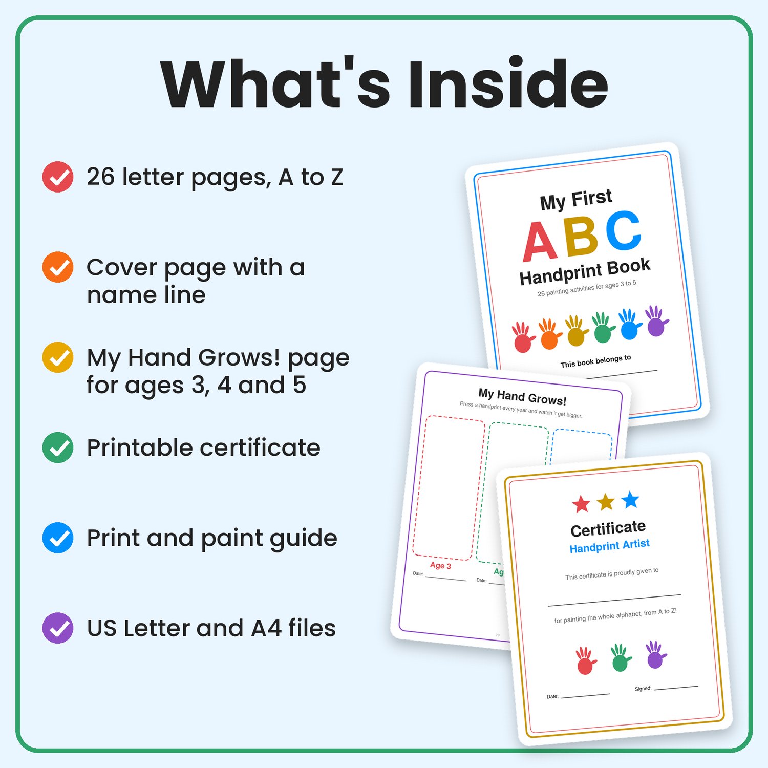 Make learning the alphabet fun, creative, and memorable!