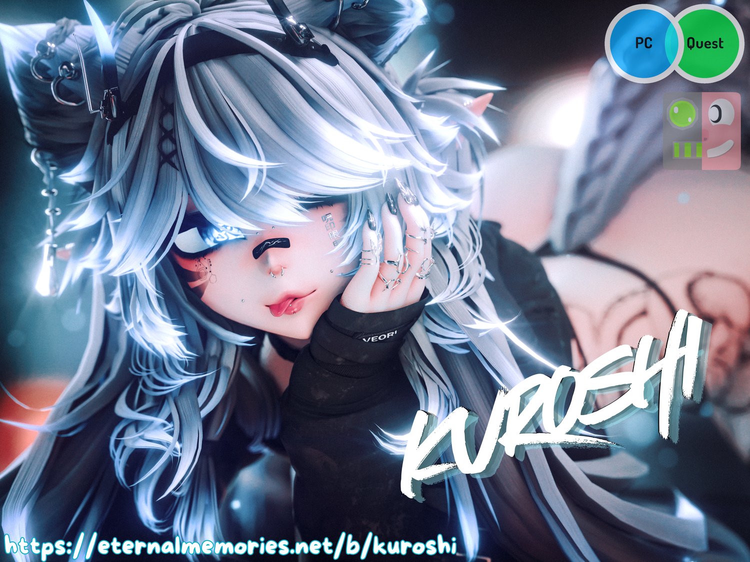 Kuroshi (PC & QUEST) + Face Tracking VRCFT