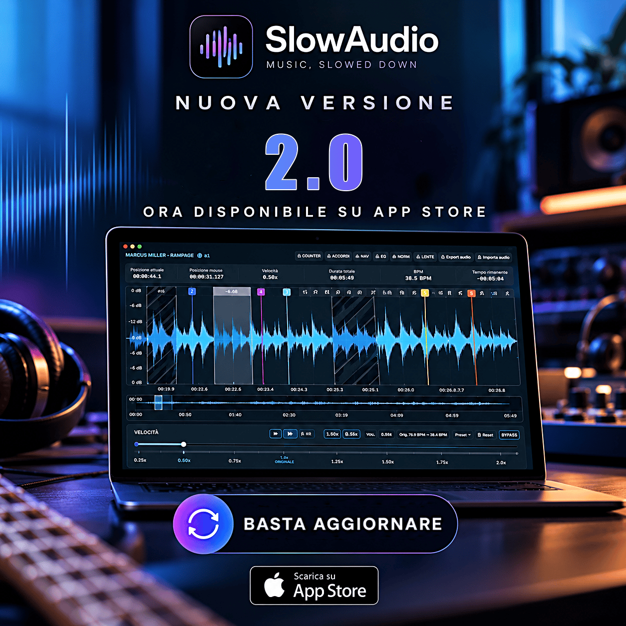 SlowAudio Version 2.0