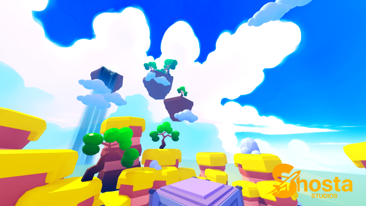 Multiple floating Roblox bases