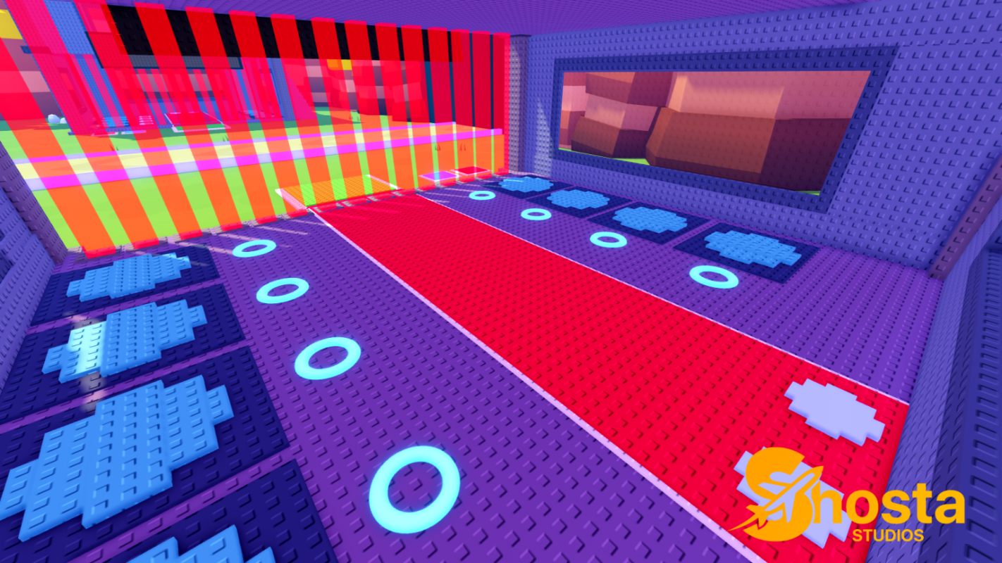 Floating islands and colorful terrain