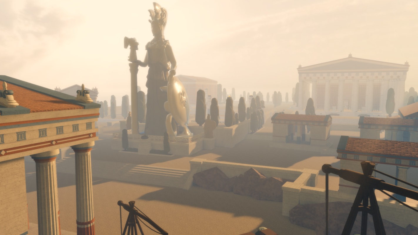 Ancient Greek parade grounds