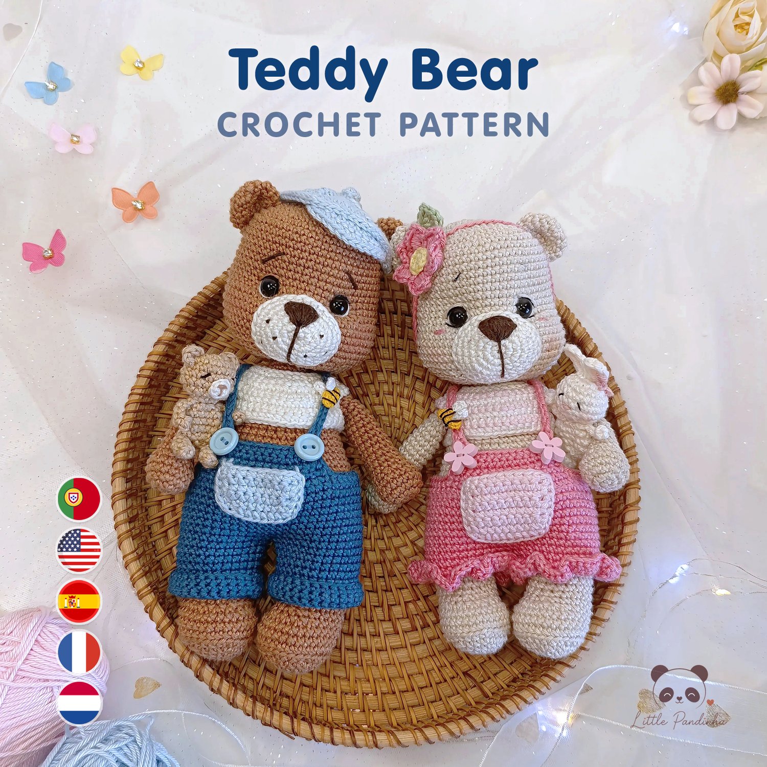 Teddy Bear Crochet Pattern PDF