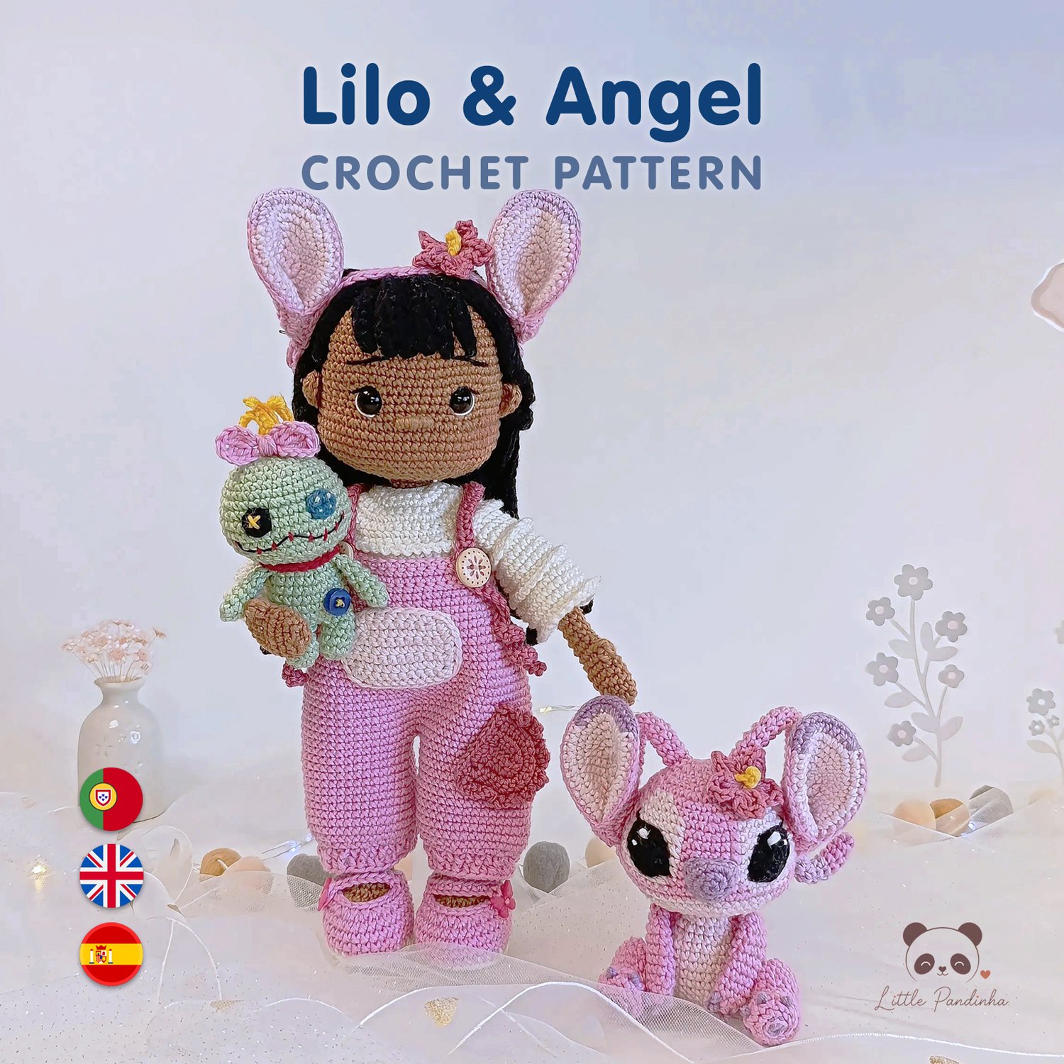 Lilo & Angel Crochet Pattern PDF