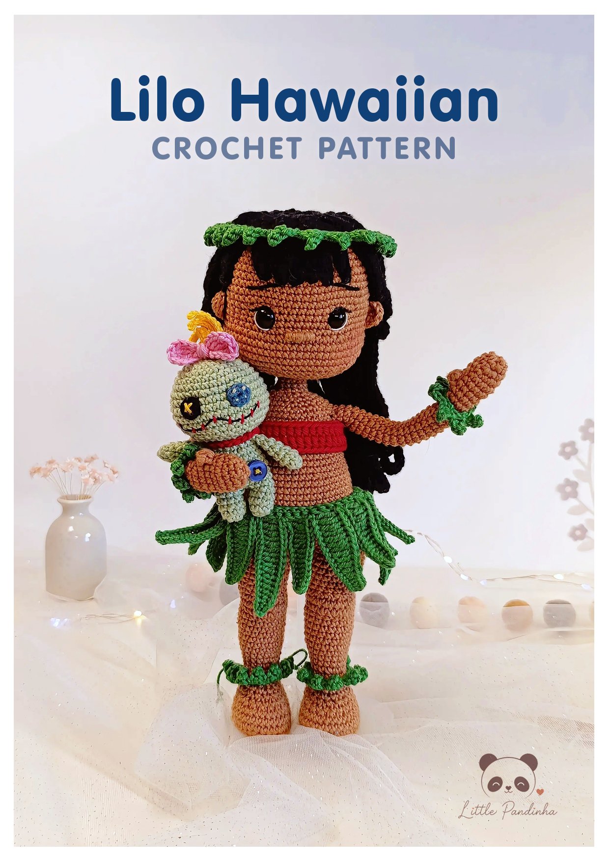 Lilo Hawaiian & Scrump Crochet Pattern PDF