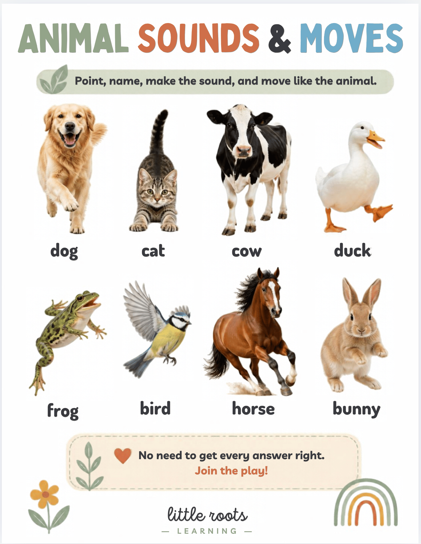 Root Activity Little Roots: Let's Talk & Play | Tiny Learners Activity Pack - Payhip