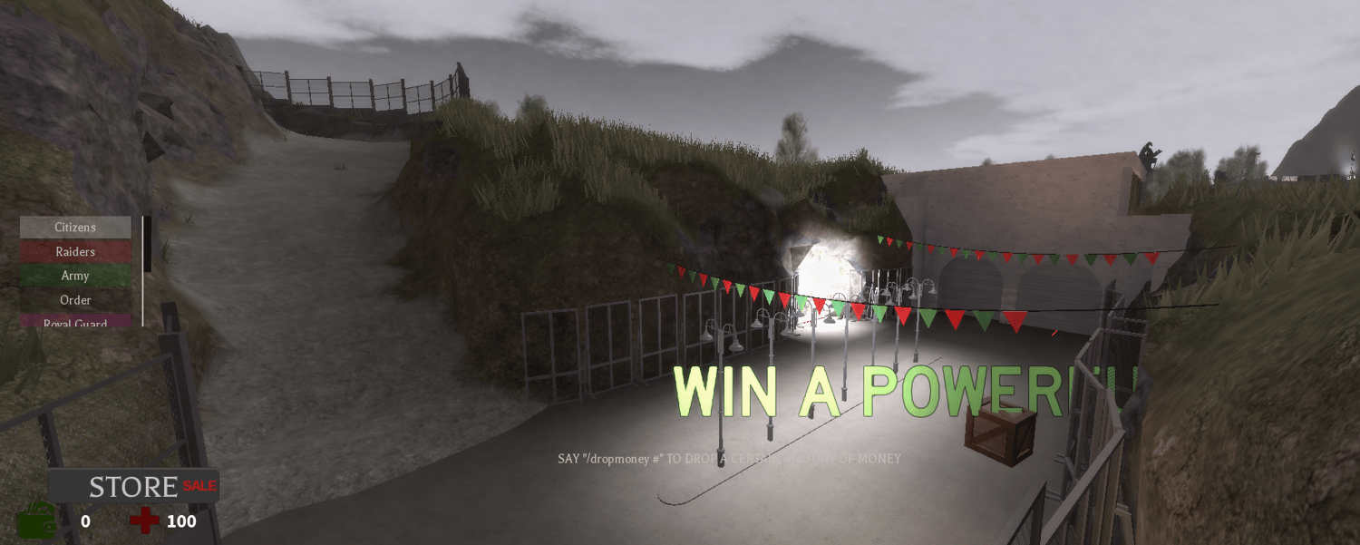 Recruitment center and military roleplay environment