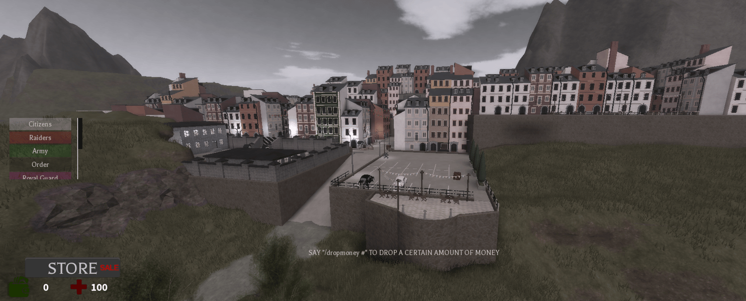 European-style streets with multi-story historic buildings