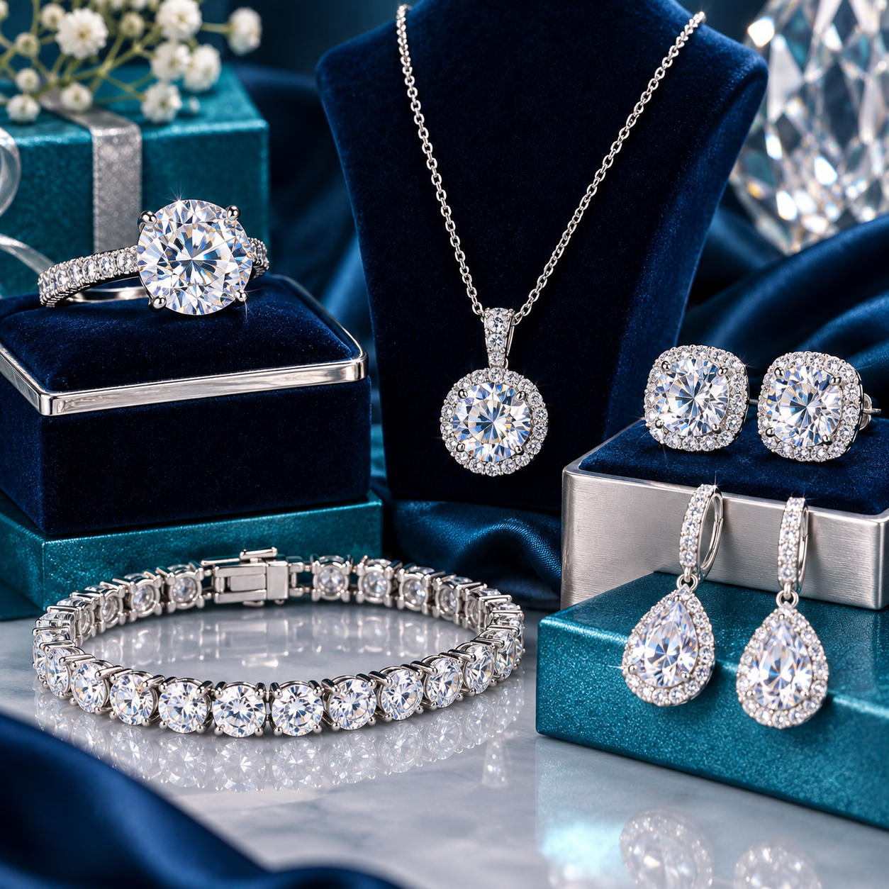 Discover brilliant moissanite jewelry designed to make every moment shine. Explore elegant pieces for gifting, celebrations, and everyday luxury.