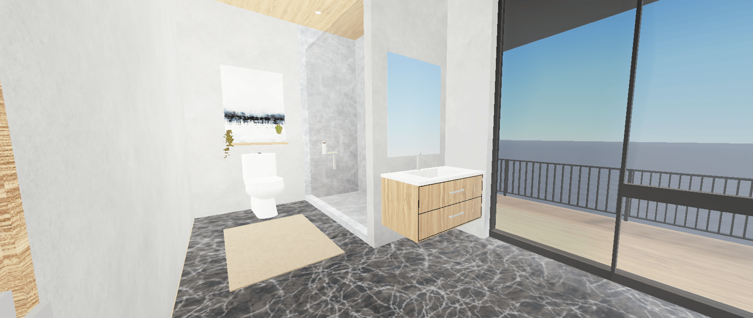 Interior cooking and dining spaces