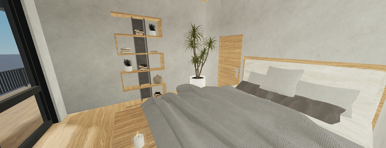 Private bedroom in a contemporary home