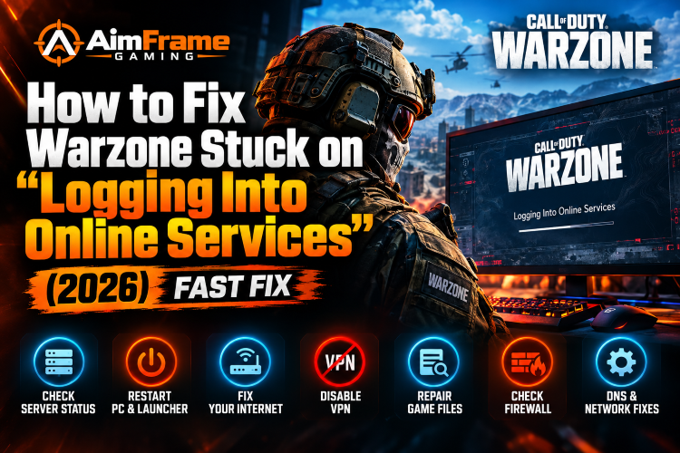 How to fix Warzone Stuck on Logging Into Online Services (2026)
