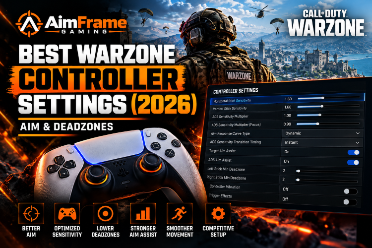Best Warzone Controller Settings (2026): Aim & Deadzones