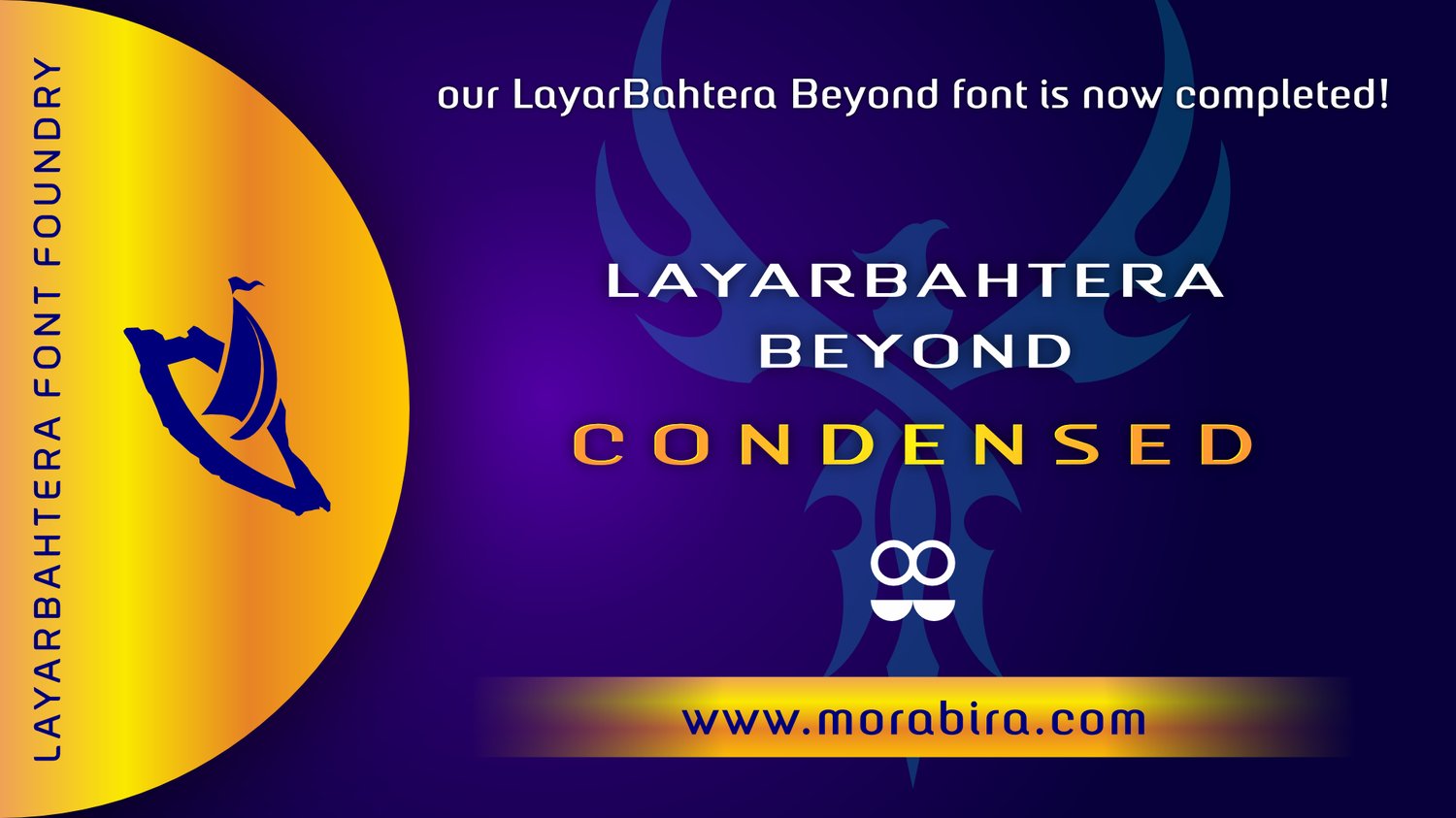 our layarbahtera beyond font is now completed