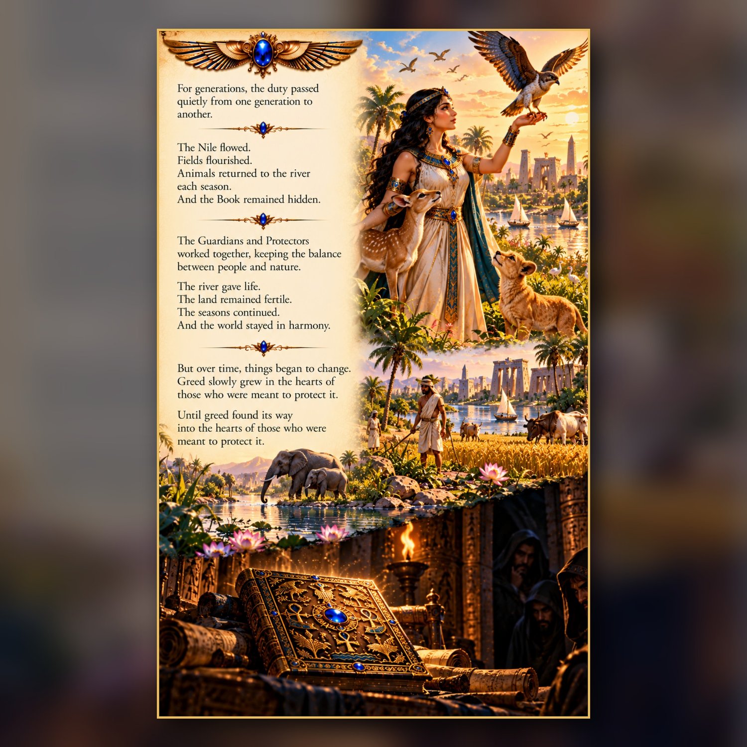 The Last Guardian of the Nile | Egypt Visual Novel PDF