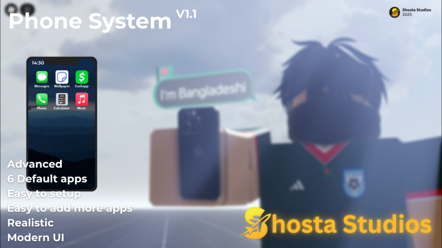 Custom application support for the Roblox phone UI