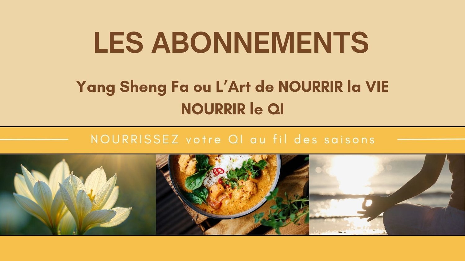 Les Abonnements Yang Sheng Fa