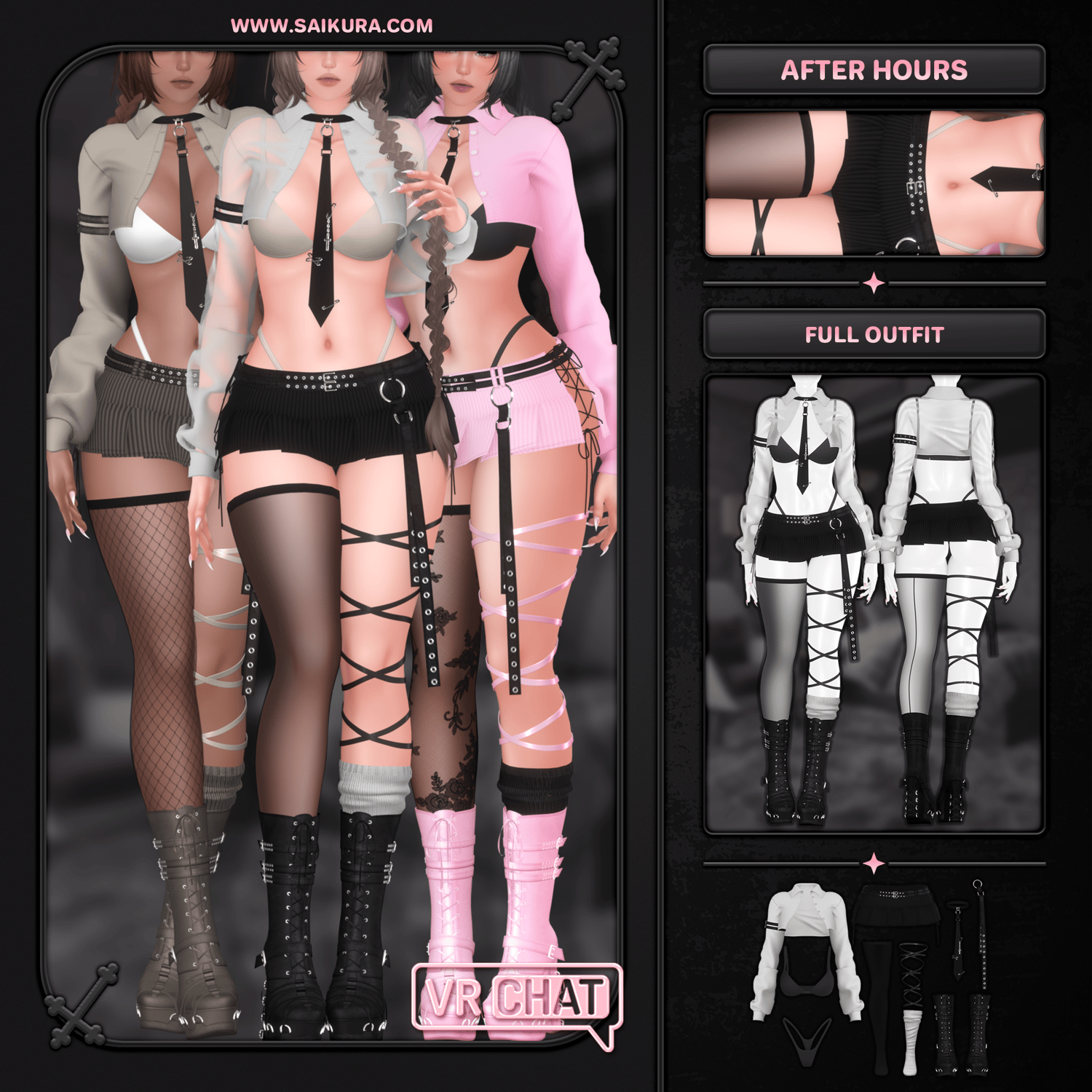 "After Hours" — Full Outfit for VRChat