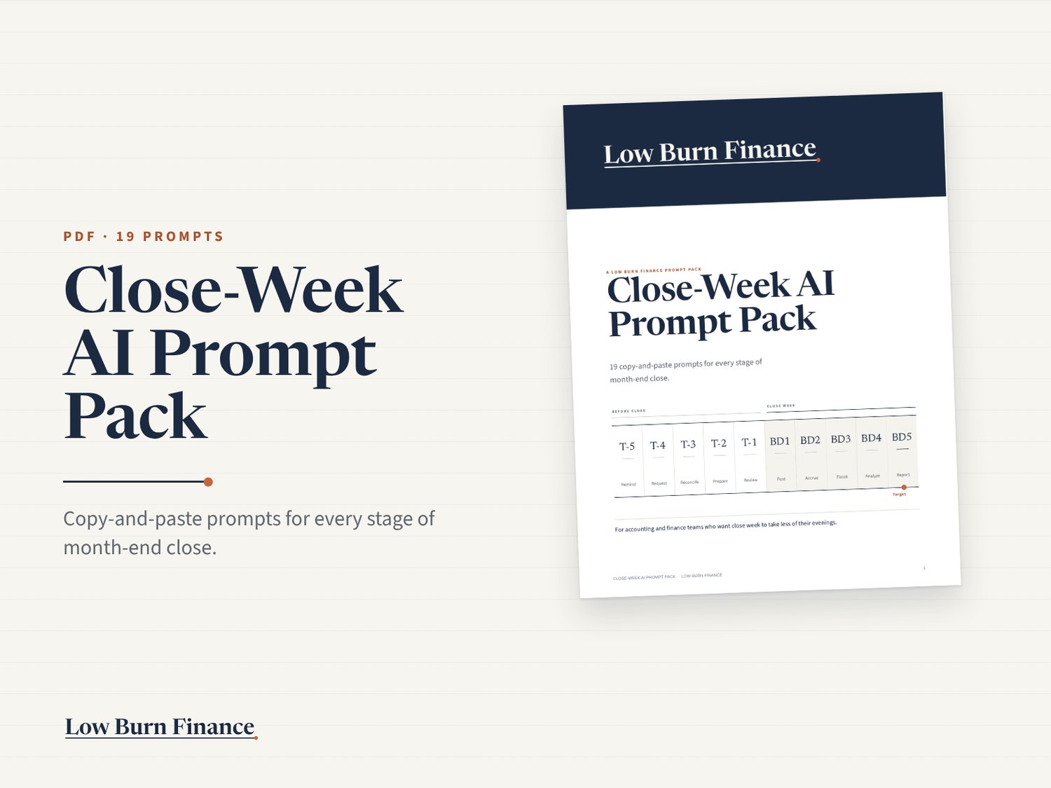 19 AI Prompts for Month-End Close