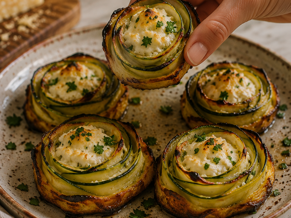 Crispy Zucchini Roses