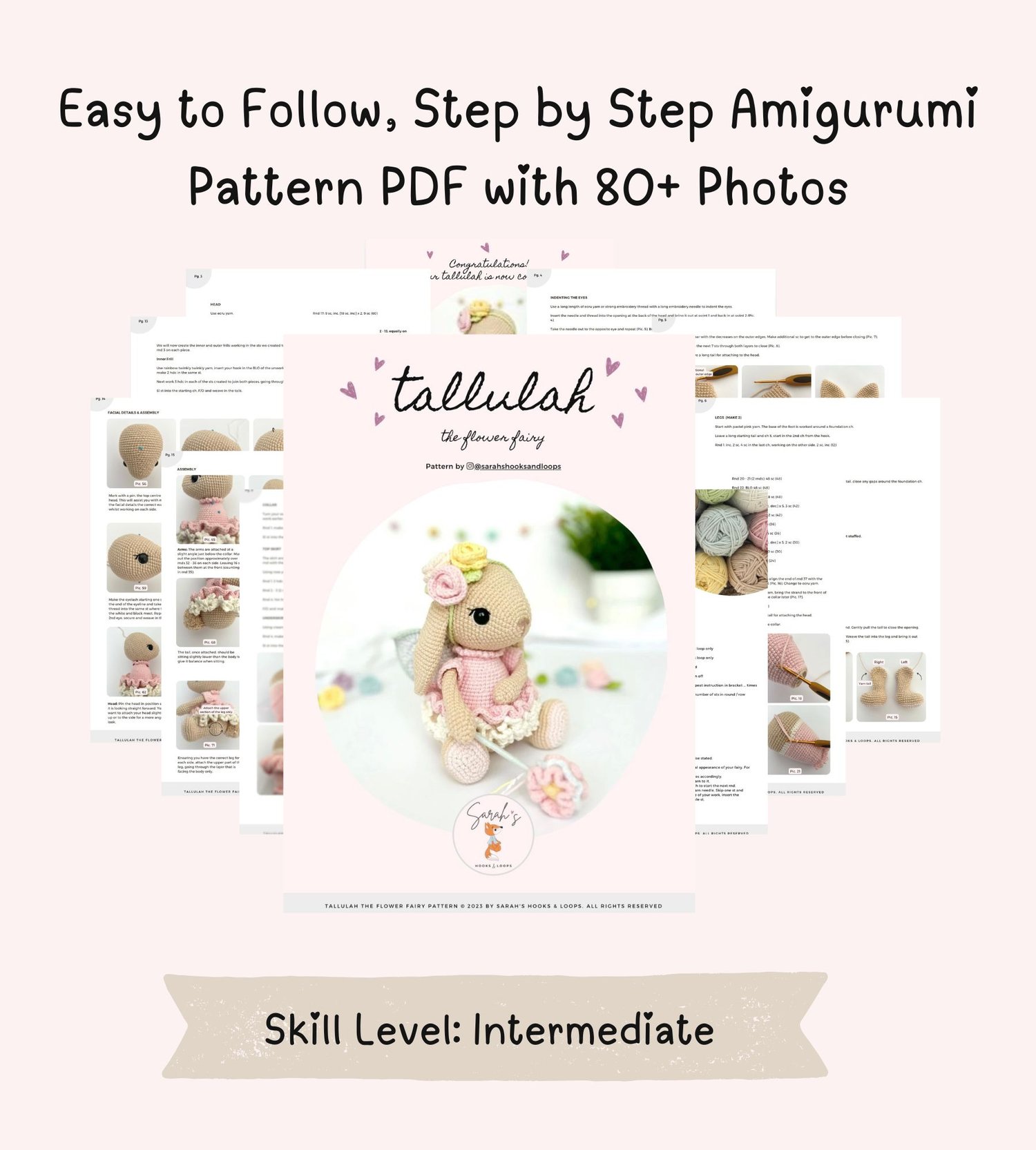 Amigurumi Crochet Bunny Pattern PDF
