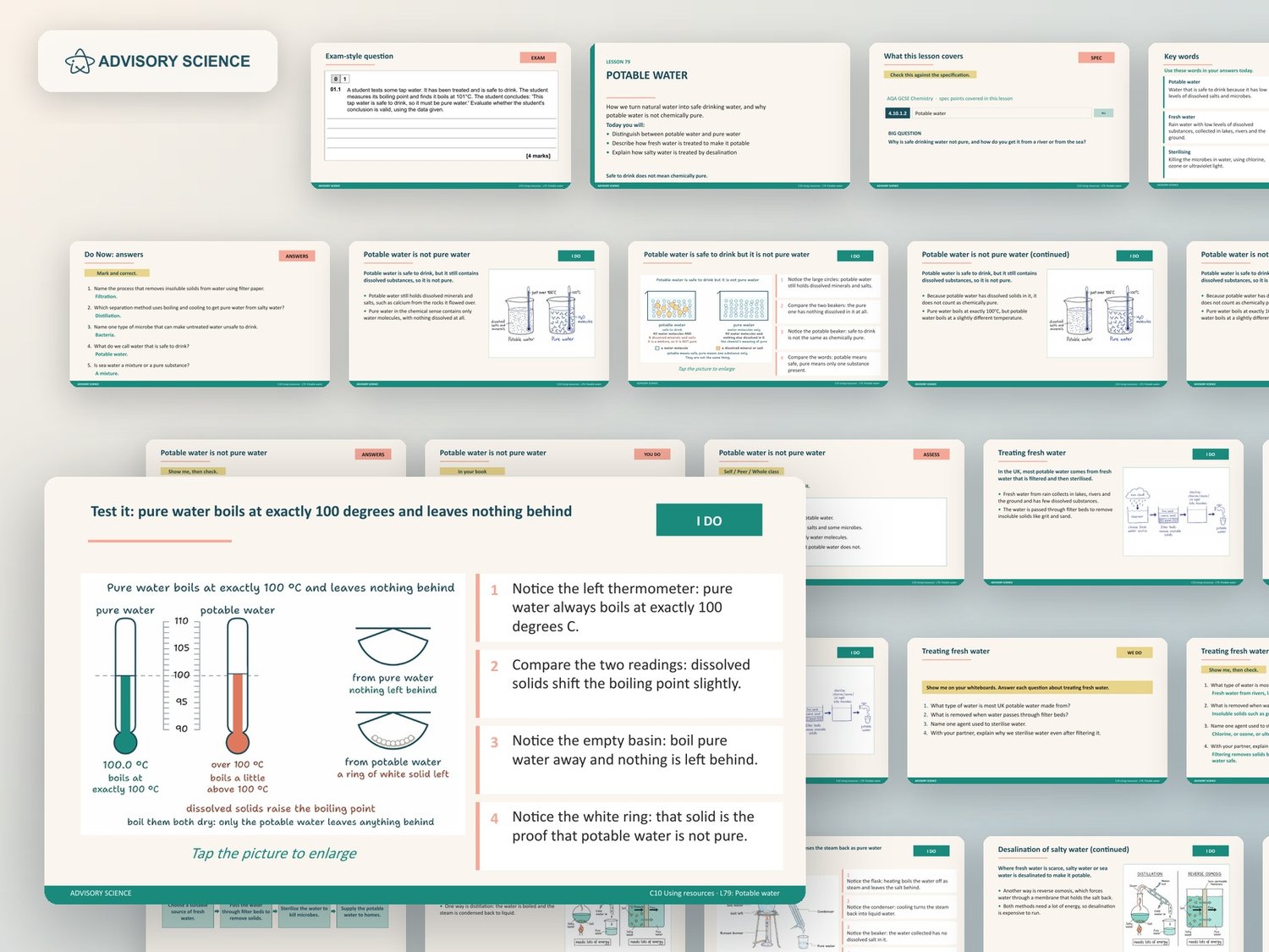 Using Resources Lessons PowerPoint | AQA GCSE Chemistry C10 8462, 11 Lessons: preview page 3 of 3