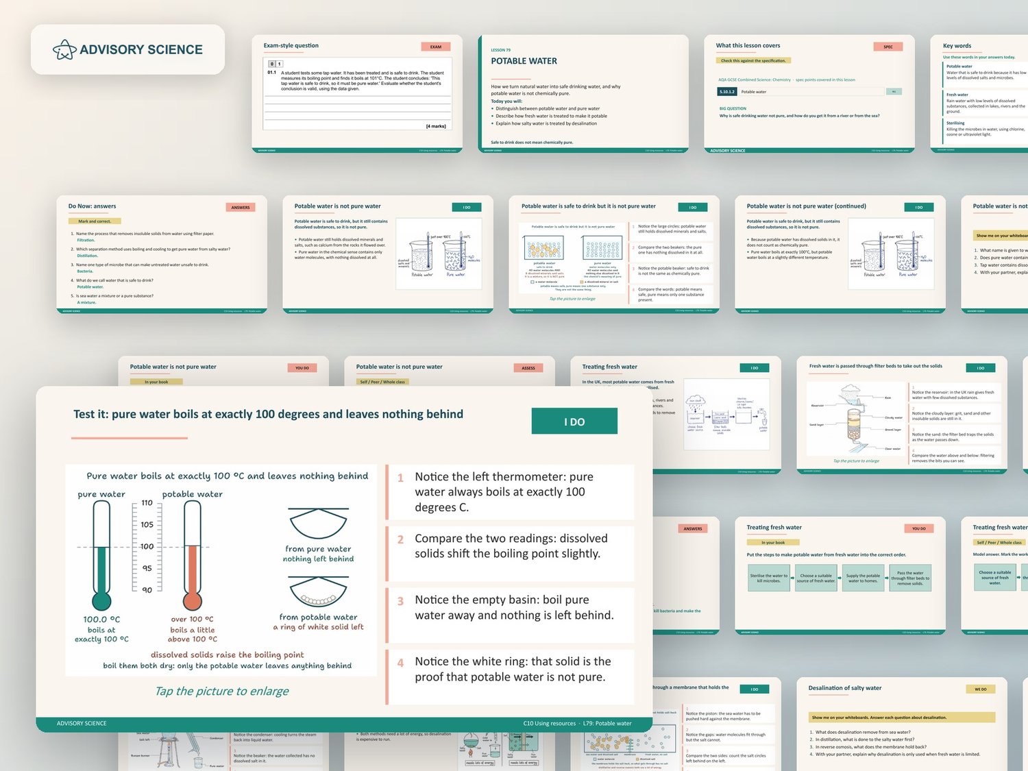 Using Resources Lessons PowerPoint | AQA GCSE Combined Science Chemistry C10, 6 Lessons: preview page 3 of 3