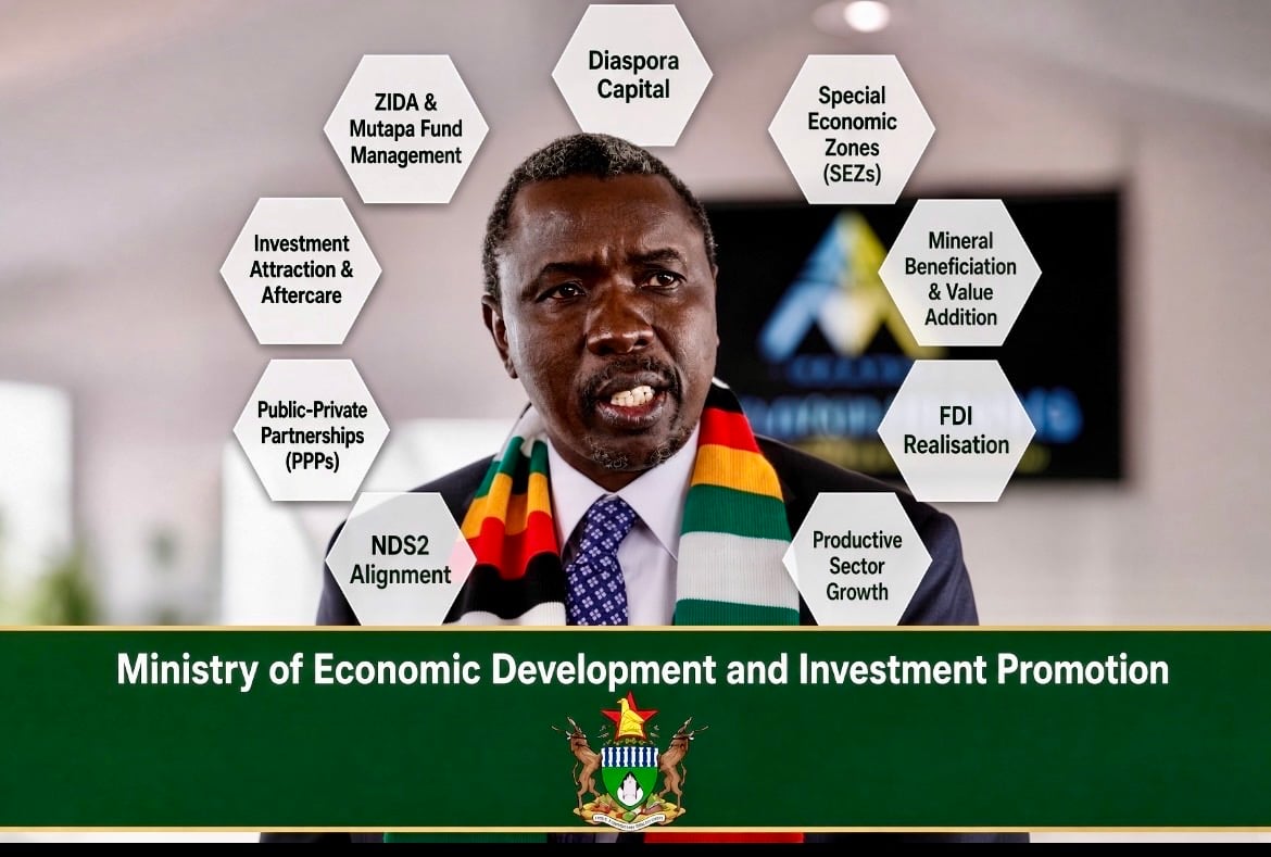 The Minister Of The Zimbabwe Newly Formulated Economic Development and Investment Promotion Ministry