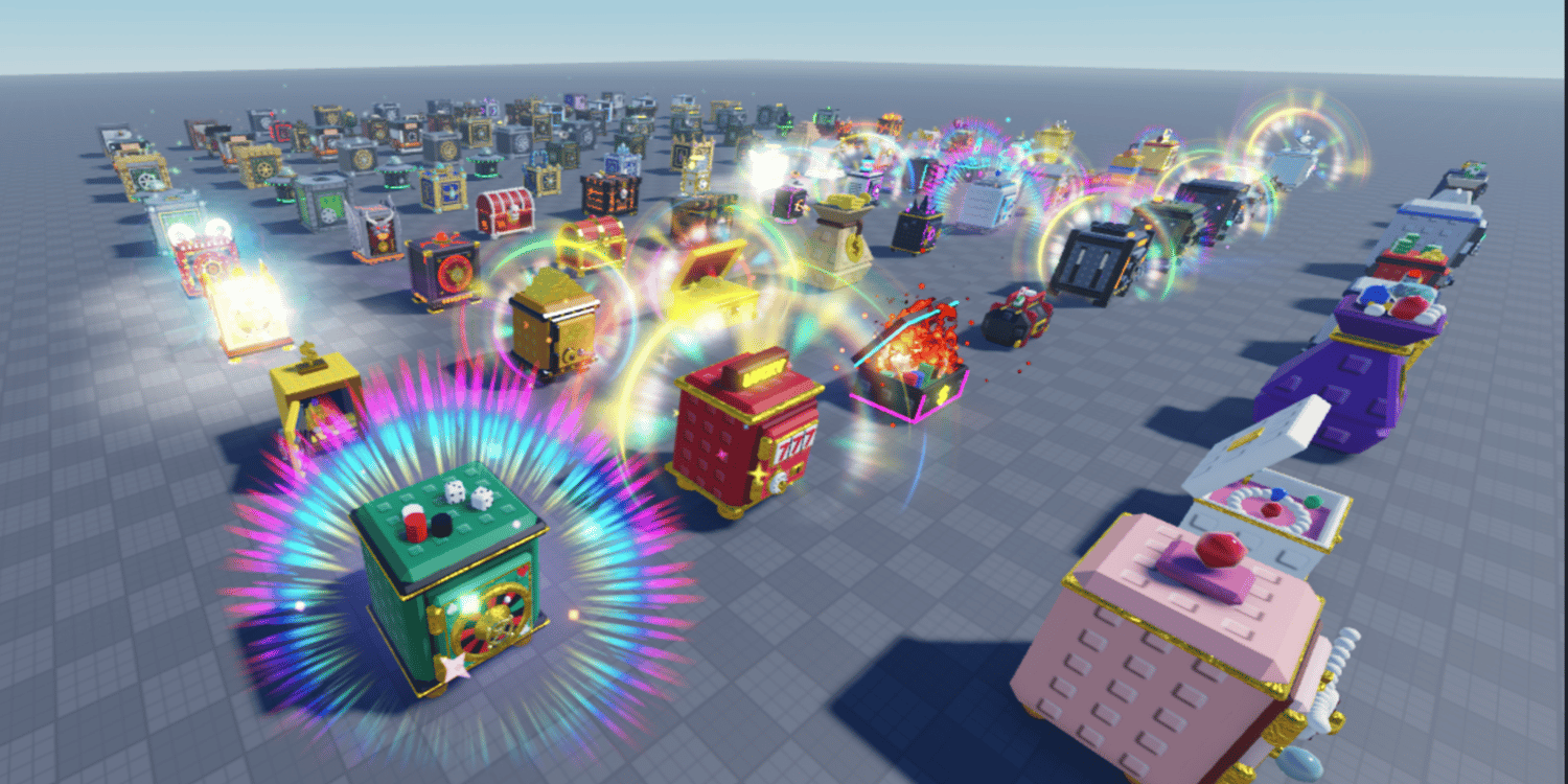 Large collection of Roblox vault and safe models