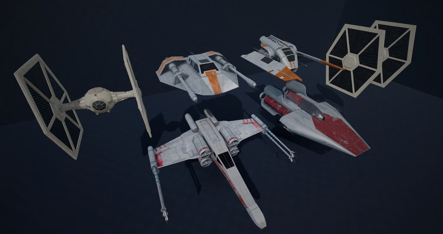 Futuristic spaceship control panels and cockpit details