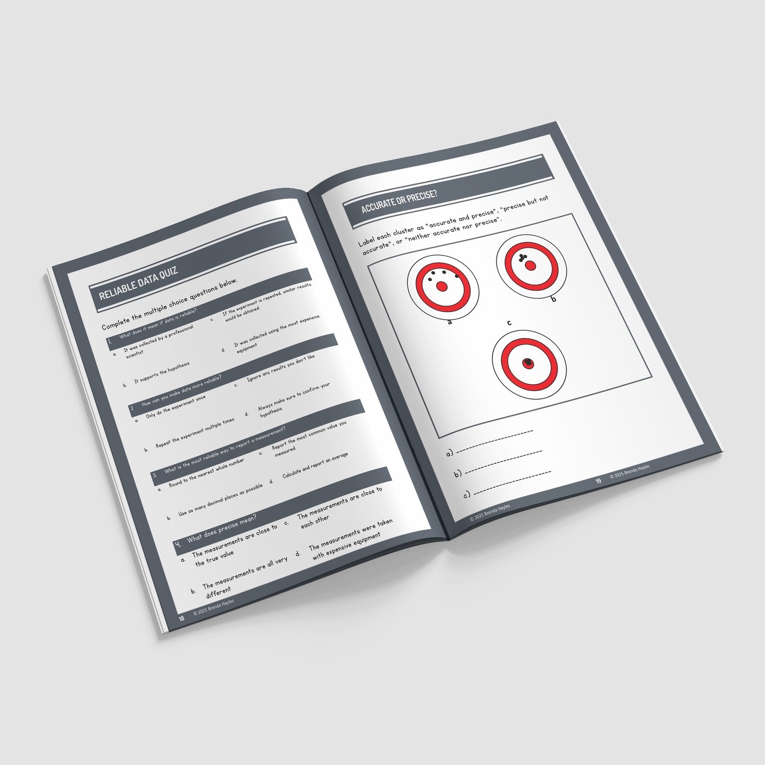 Scientific Method Worksheets and Workbook | Grades 3-6 | NGSS Aligned | Fair Test Planning: preview page 3 of 4