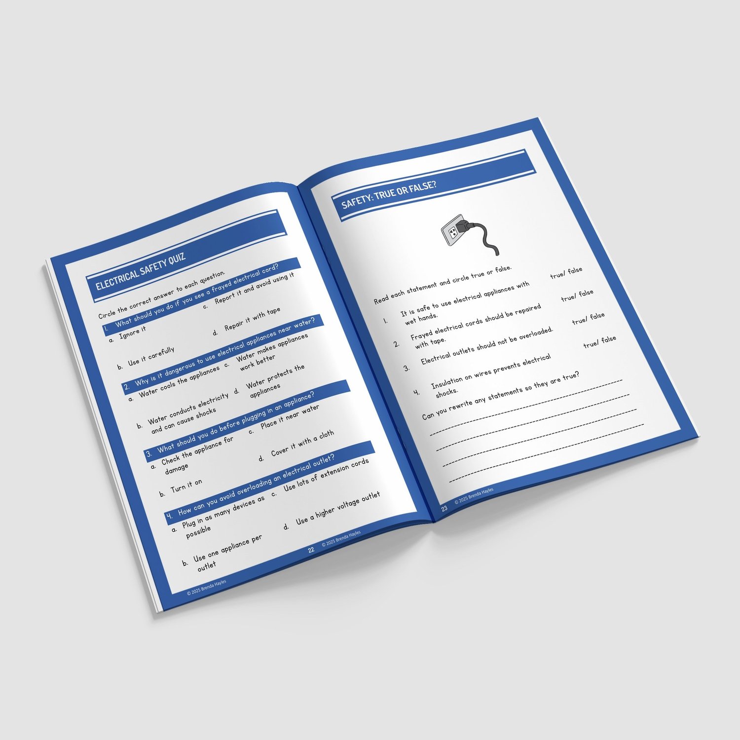 Electrical Circuits Science Worksheets and Workbook | Grades 4-6 | NGSS Aligned | Diagrams and Symbols: preview page 4 of 4