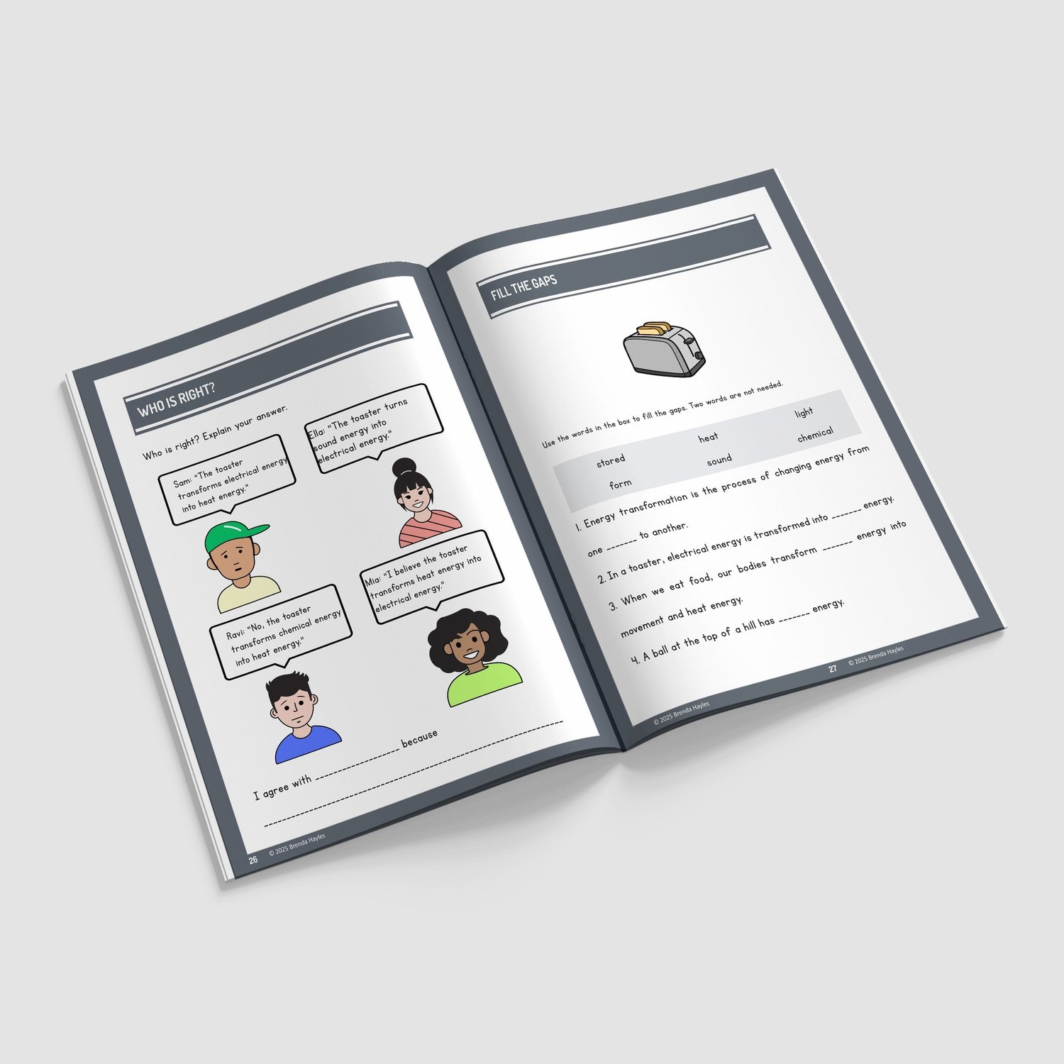Getting Ready for Middle School Science Worksheets and Workbook | Grades 5-6 | NGSS Aligned: preview page 4 of 4