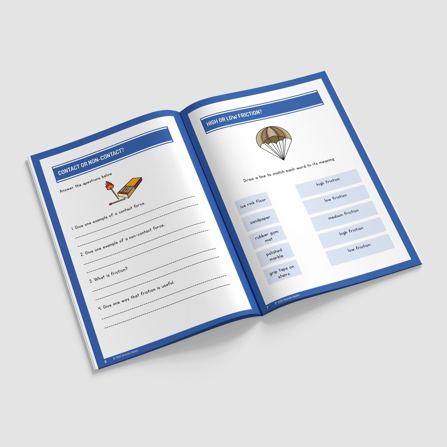 Forces and Magnets Year 3 Worksheet with Answers | KS2 Magnetic Materials Workbook: preview page 3 of 4