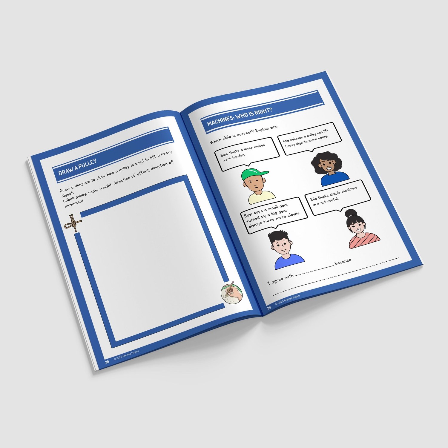 Forces Year 5 Worksheet with Answers | KS2 Science Workbook: preview page 4 of 4