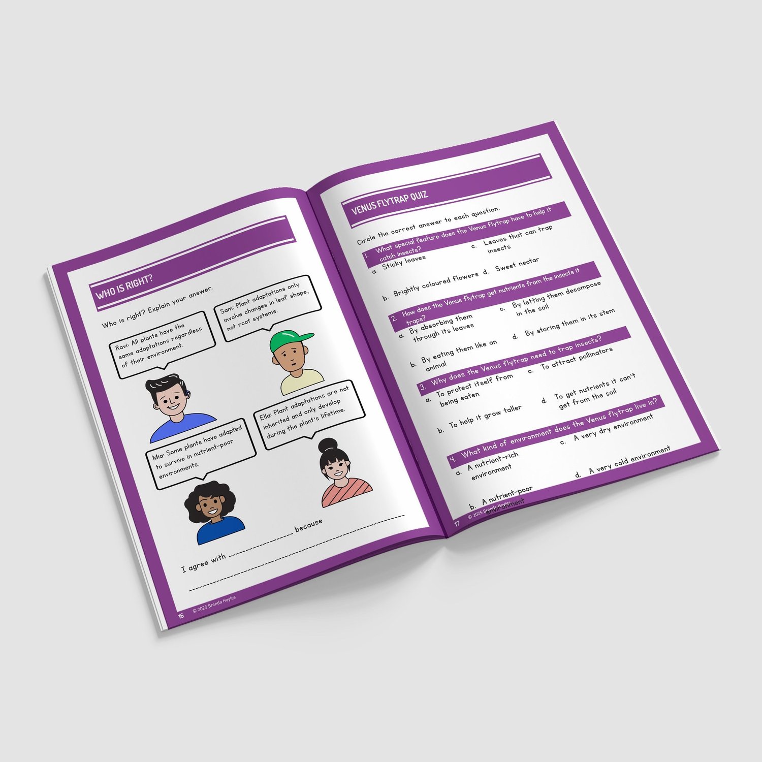 Evolution and Inheritance Year 6 Worksheet with Answers | KS2 Science Workbook: preview page 3 of 4
