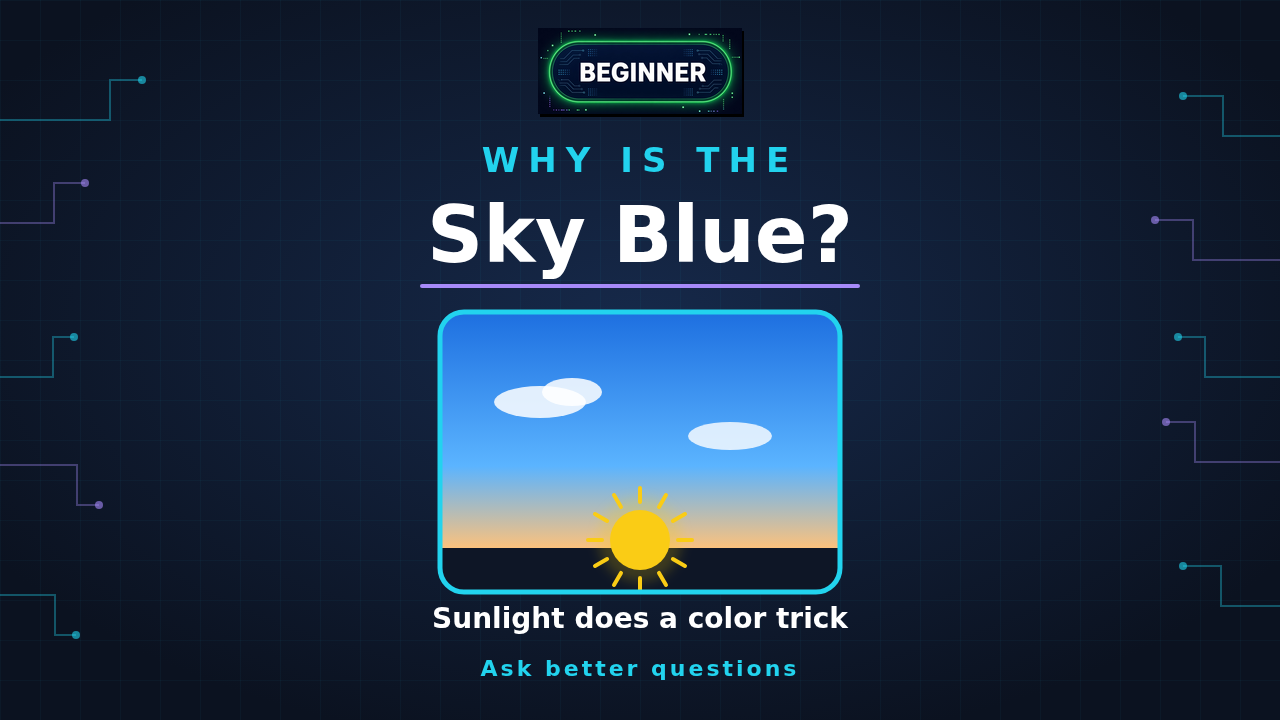 Why Is the Sky Blue? lesson cover