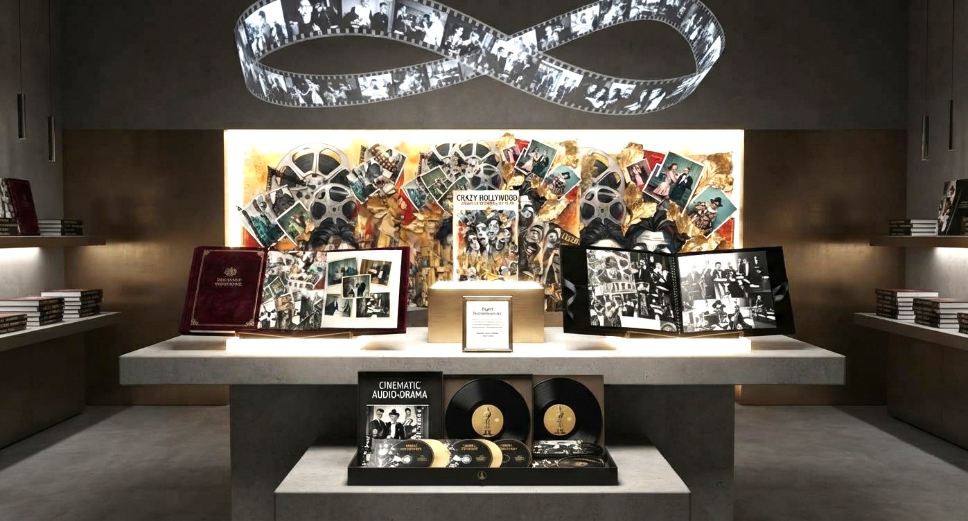 Title: ...Crazy Hollywood! ...Novel poised for bestseller status #2026-27 — English and German-language editions, including an audiobook, PR & marketing campaign, and a promotional spot showcasing the best excerpts from the book for the audience! ...Official soundtracks for this sensational book and film...