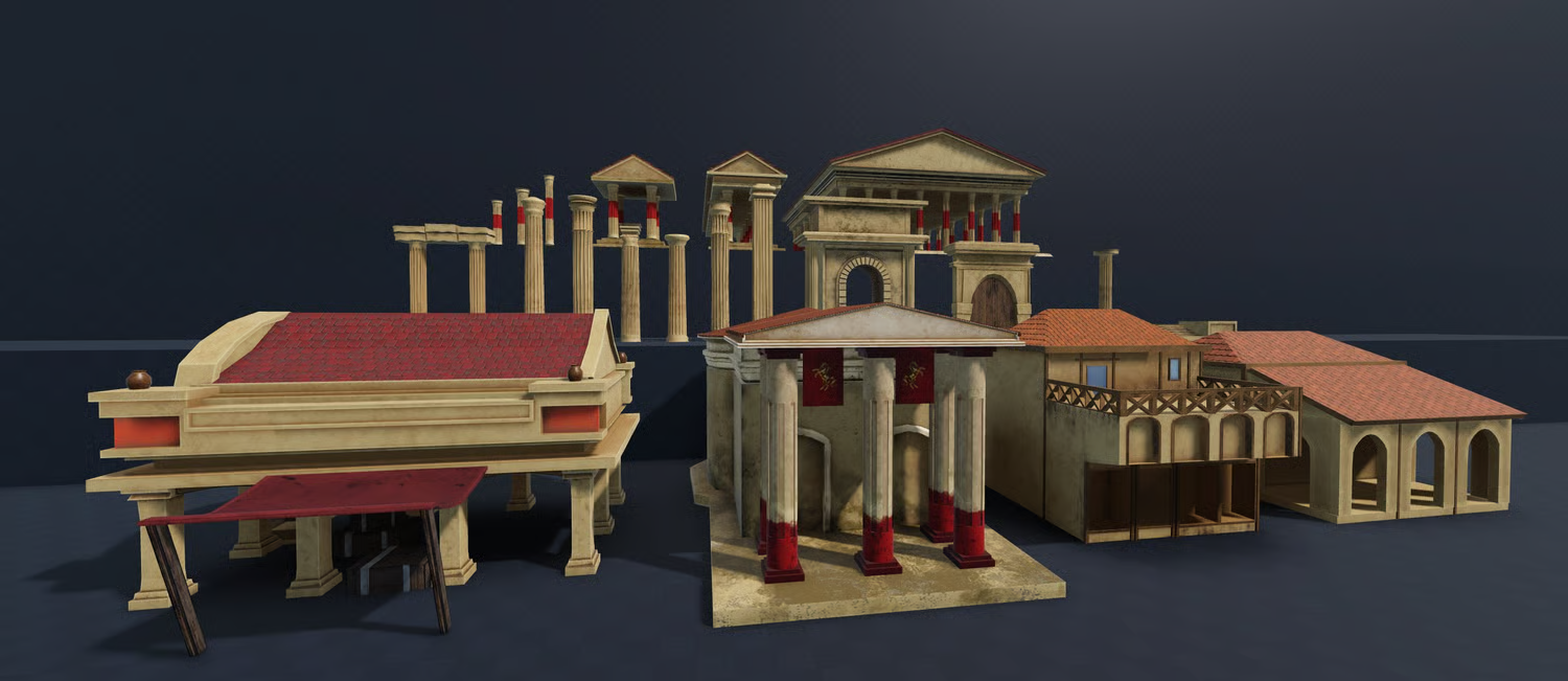 Temple of Jupiter Optimus Maximus architectural asset