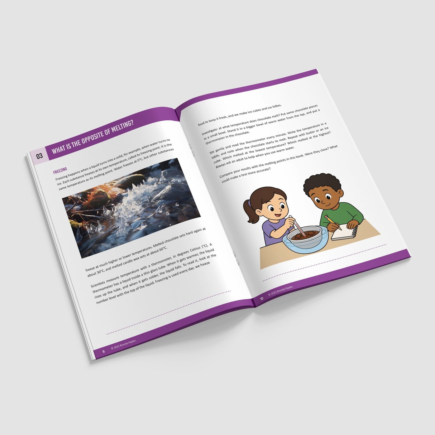 States of Matter Year 4 Booklet | KS2 Science Knowledge Book: Solids, Liquids, Gases: preview page 3 of 4