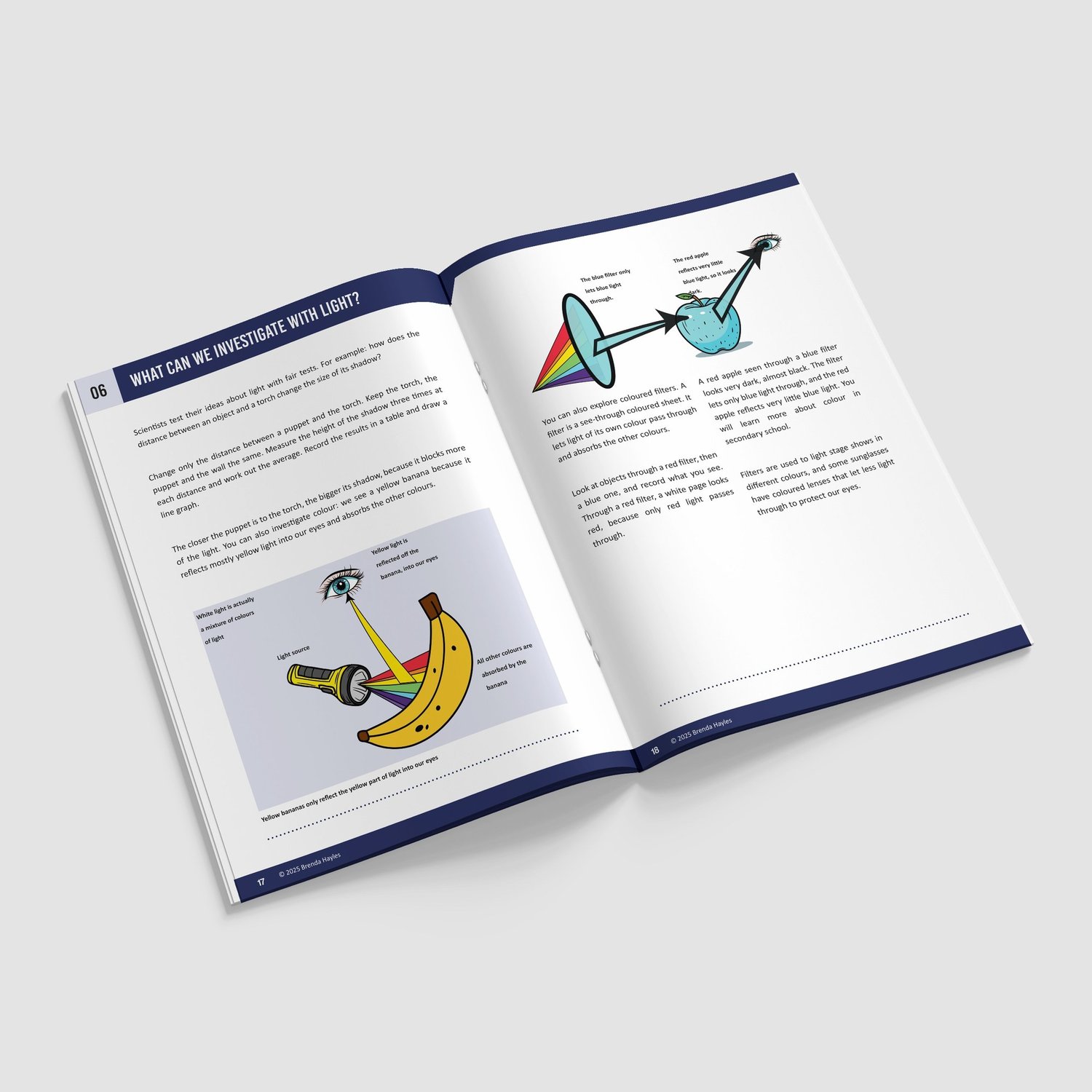 Light Year 6 Booklet | KS2 Science Knowledge Book: Light, Reflection and Colour: preview page 4 of 4