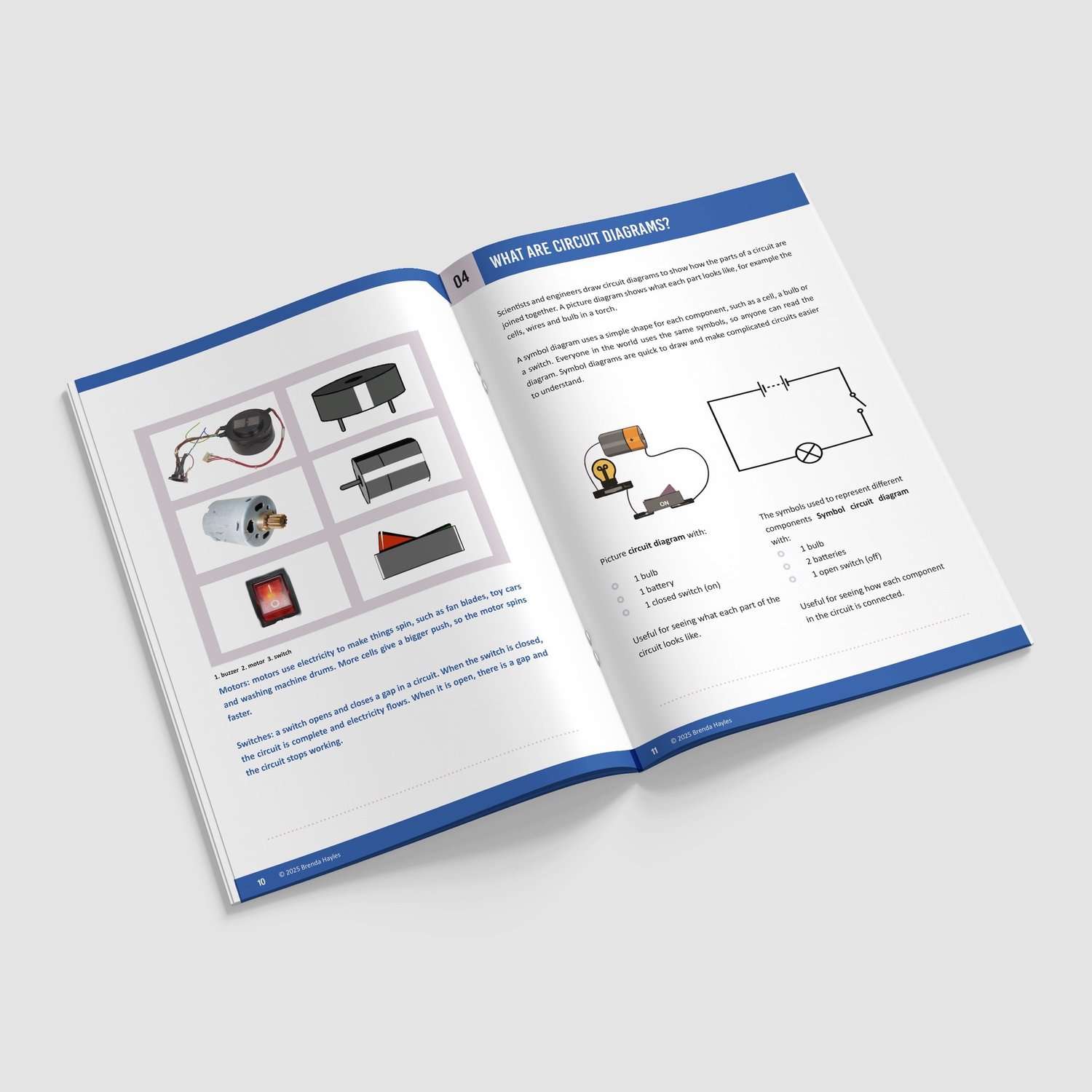 Electric Circuits Year 6 Booklet | KS2 Science Knowledge Book: Symbols, Voltage, Safety: preview page 3 of 4